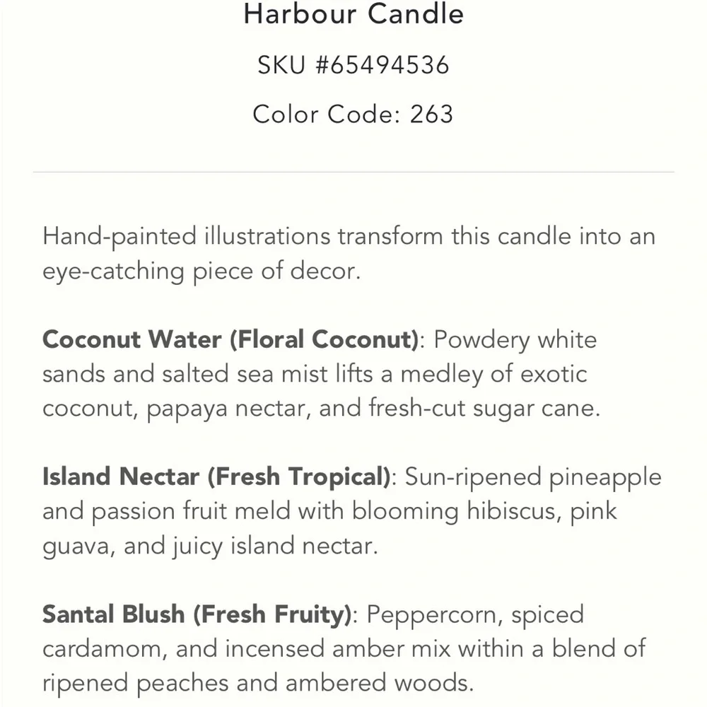 Santal Candle